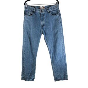 Levis Signature Authentics Mens Regular Straight Leg Blue Denim Jeans W34 L34
